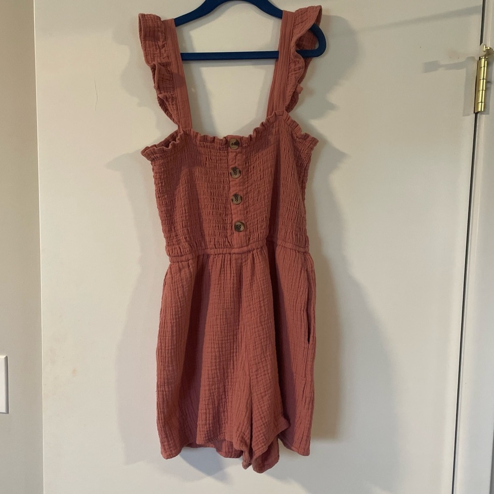 Dusty pink romper